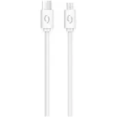 Aligator Datenkabel POWER 3A, USB-C/microUSB weiß