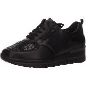 Waldlaufer Schnürhalbschuhe in schwarz, Gr. 7.5