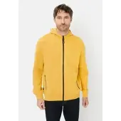 Camel active Sweatjacke mit Taschen in Sonnengelb | Gr.: M