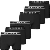 Schiesser Retro Boxer 95/5 Organic Cotton in Schwarz | Gr.: L