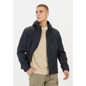 Camel active Softshell Jacke mit abnehmbarer Kapuze in Dunkelblau | Gr.: 25