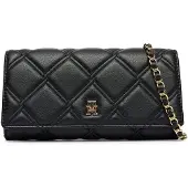 Tommy Hilfiger Handtasche Th Feminine Wallet On Chain AW0AW18795 Schwarz