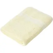 Homescapes DUSCHTUCH Essential pastellgelb 70/130 cm