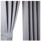 Homescapes VERDUNKELUNGSVORHÄNGE Fischgrät mit Thermo-Funktion, Ösen 167/182 cm