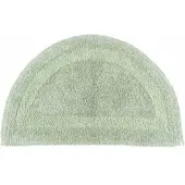 Homescapes BADEMATTE halbrund 50/80 cm, 100% Baumwolle, wendbar