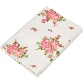 Homescapes BADETUCH Blumen creme 100/150 cm