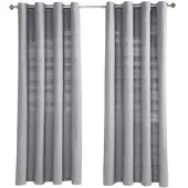 Homescapes ÖSENVORHANG Rajput blickdicht 2er-Set, 167/182 cm