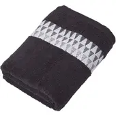 Homescapes HANDTUCH Geometric schwarz