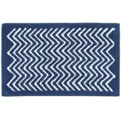 Homescapes BADEMATTE 50/80 cm Chevron, Baumwolle