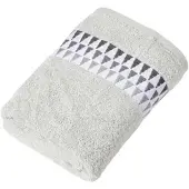 Homescapes HANDTUCH Geometric grau