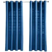 Homescapes ÖSENVORHANG Rajput blickdicht 2er-Set, 167/182 cm