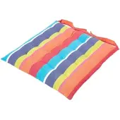 Homescapes STUHLKISSEN bunt gestreift 40/40/5 cm