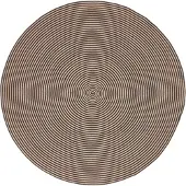 Homescapes TEPPICH Spirale geflochten rund 200 cm