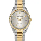 Jacques Lemans 50-4J Damen-Armbanduhr Derby Bicolor/Hellgrau