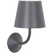 Zafferano Poldina 230V Wandleuchte-Dunkelgrau