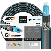 Cellfast HOBBY ATS2 6-lagiger Gartenschlauch Doppelgeflecht mit Kreuz- und Trikotgewebe UV-Strahlen- und Algenablagerungbeständig3/4" 20 m