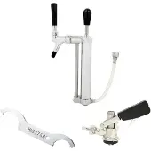 Ich-zapfe Sets mit Picknickpumpe mit Kolbenschankhahn 5/8 Co2-Abgang, Zapfkopf:KeyKeg