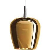 Zafferano Bilia 18 LBA1 LED-Pendelleuchte-Pendel Aluminium-Glas Bronze-mit LED (3000K)