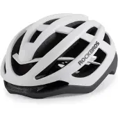 RockBros HC-58 Fahrradhelm aerodynamisch Belüftung L Grau / Weiß
