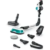 Bosch BCS71HYG4, Stabstaubsauger, Beutellos, Schwarz, Weiß, 0,3 l, Trocken&Nass, HEPA