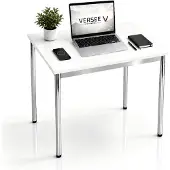 Versee Schreibtisch / Konferenztisch VST1 100x60 cm Weiß – höhenverstellbar, stabil