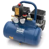 HBM ölfreier Flüsterkompressor, 6 Liter