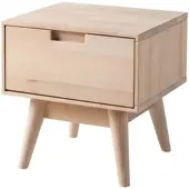 Home24 Massiver Nachttisch FINSBY in Buche | Gr.: onesize