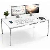 Versee Schreibtisch / Konferenztisch VST1 150x100 cm Weiß – höhenverstellbar, stabil