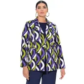 Ulla Popken Jerseyblazer in marine | Gr.: 42-44