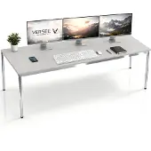 Versee Schreibtisch / Konferenztisch VST1 200x90 cm Lichtgrau – höhenverstellbar, stabil