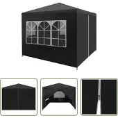 The Living Store Partyzelt 3 x 3 m Anthrazit