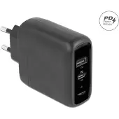 DeLOCK Travel Kit V Tablet Edition - Dockingstation / Powerbank / 3 in 1 Ladekabel / Halterung / USB Speicherstick, Grau, Beuteltasche, Reißverschlusstasche, Reißverschluss, 175 mm, 235 mm, 60 mm