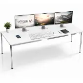 Versee Schreibtisch / Konferenztisch VST1 180x60 cm Weiß – höhenverstellbar, stabil