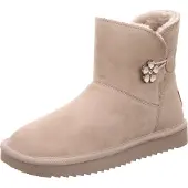 Marco Tozzi Stiefel bequem warm gefüttert in grau, Gr. 37
