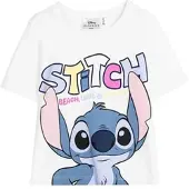 Cerdá T-Shirt Disney Lilo & Stich in Weiß | Gr.: 116
