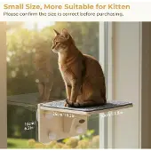 Famanu Kratzbaum für Katzen mit abnehmbarem Filzkissen - Hängematte mit starken Saugnäpfen