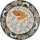 Bloomingville Hezha Teller, blau, 6-teiliges Set