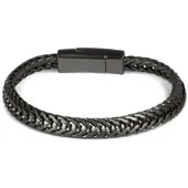 StyleBREAKER Armband in Anthrazit | Gr.: onesize