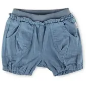 Sigikid Chambray-Shorts Savanne in Helles Denimblau | Gr.: 74