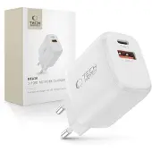 TechProtection Nca30 Pd 30W Qc3.0 Usb-A / Usb-C- Weißes Netzladegerät