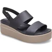 Crocs Flache Sandalen BROOKLYN LOW WEDGE W damen