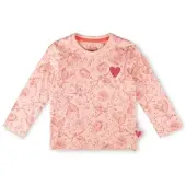 Sigikid Langarmshirt Pink Birds in Hellrosa | Gr.: 104