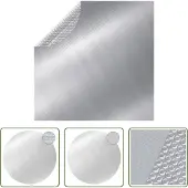 The Living Store Poolabdeckung Silbern 549 cm PE