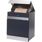 MCW Paketkasten MCW-K41, Paketbox Paketfach Paketstation Briefkasten, Metall Edelstahl verzinkt anthrazit