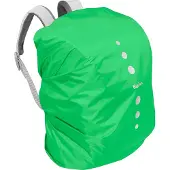 Playshoes Regenhülle, Regenschutz, Regenhaube für Schulranzen und Rucksäcke, Signalfarbe Grün L