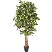 Homescapes KUNSTBAUM Ficus benjamini, 180 cm