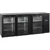 Tefcold Backbar-Kühlschrank CBC310G 460l Schwarz