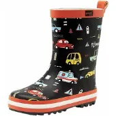 Gevavi Gummistiefel Kinder Traffic Schwarz-Schuhgröße 28