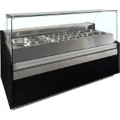 Tefcold Bedienungstheke SPID200 l Schwarz RAL9005