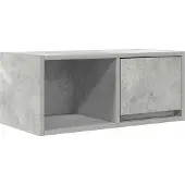 vidaXL TV-Schrank Betongrau 60x31x25,5 cm Holzwerkstoff